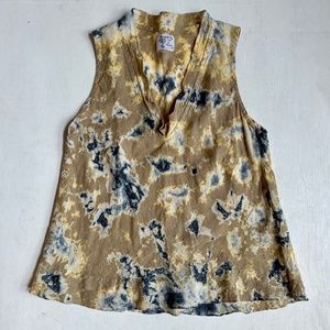 Completo Lino by Arthurio Tie Dye Linen Tank Top